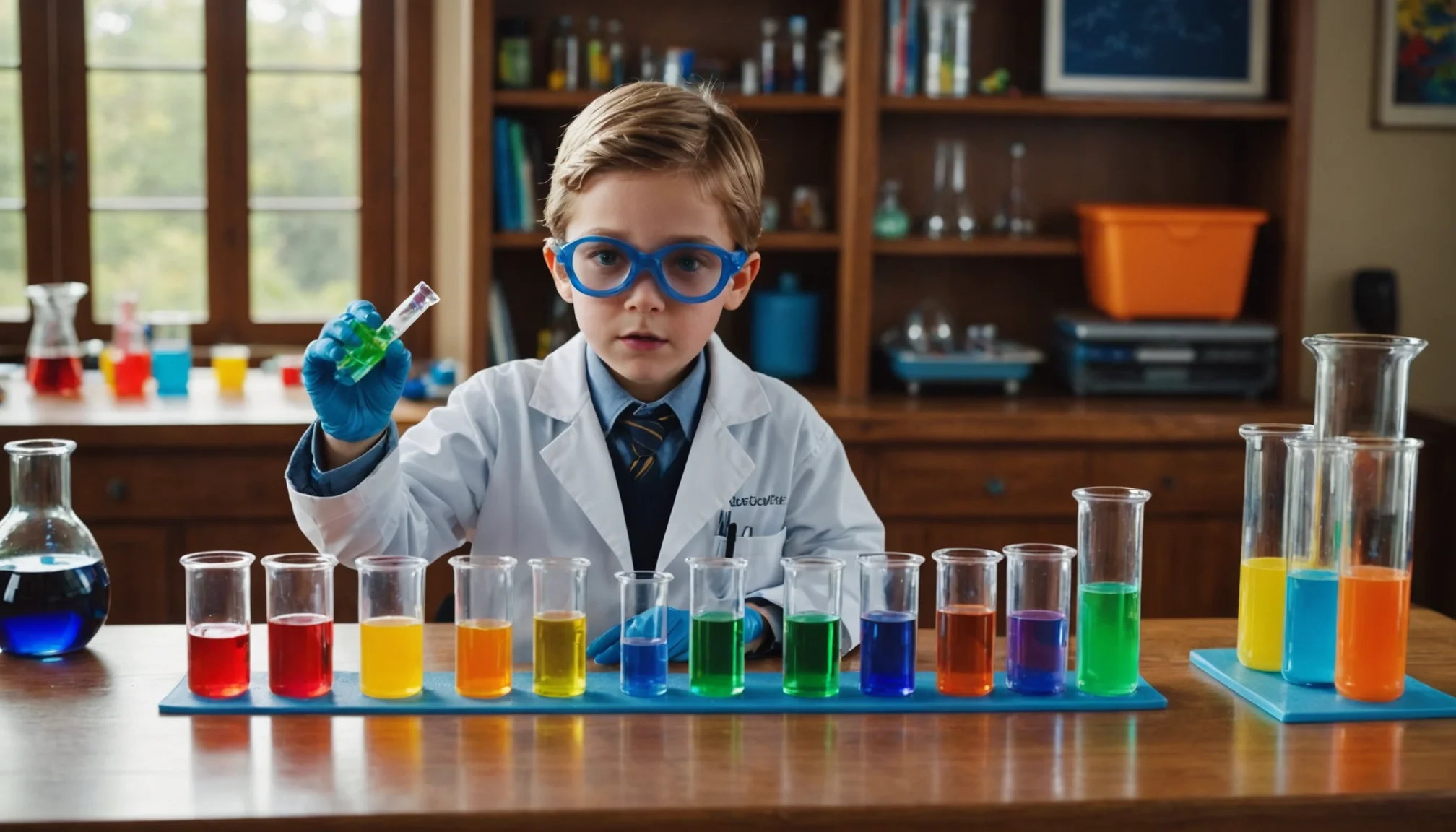 Chimie ludique : émerveillez vos enfants avec des réactions colorées