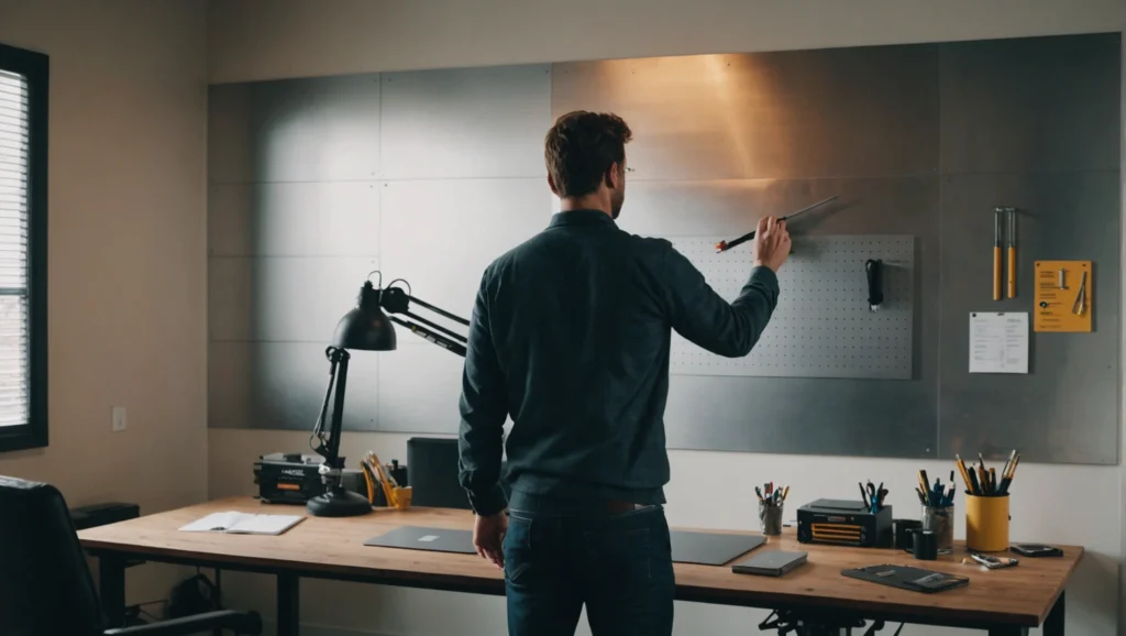 Découvrez comment installer un tableau métallique: guide pratique et surprises incluses