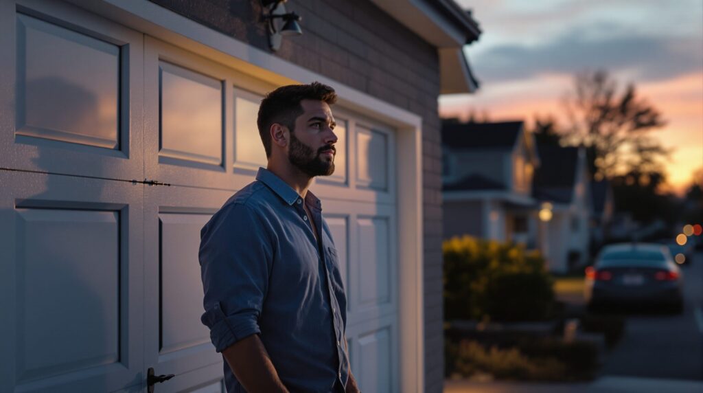 je t attendrai a la porte du garage