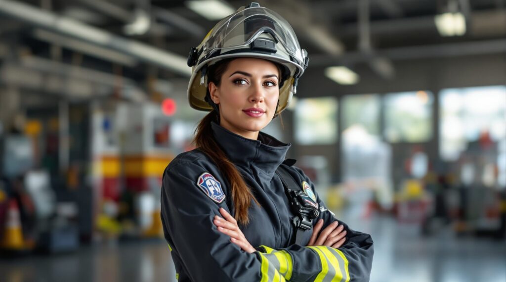 pompier féminin